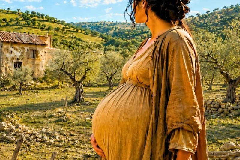 Embarazada, humillada y abandonada… nadie imaginó que un olivar en ruinas salvaría a madre e hija