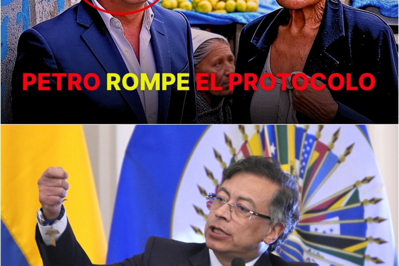 Gustavo Petro detiene su CARAVANA por una vendedora que LLORA — el gesto que NADIE esperaba