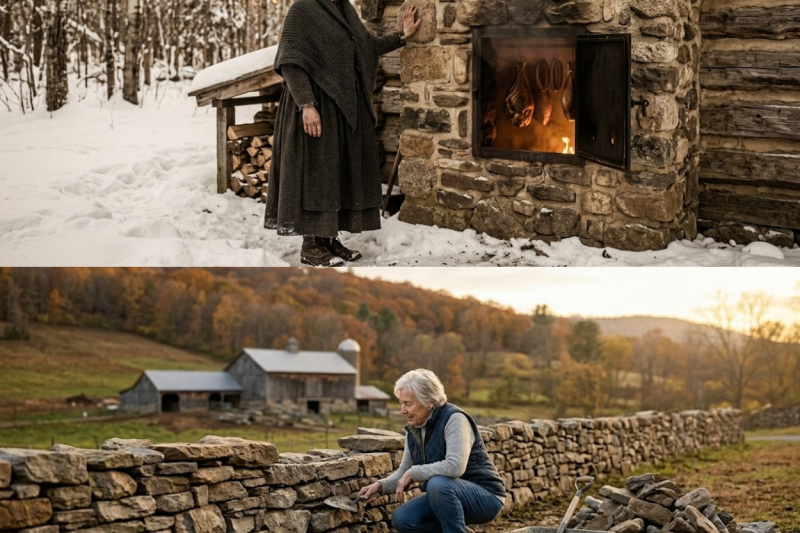 She Built Her Smokehouse Into Her Cabin Wall Three Winters Later Everyone Was Copying Her