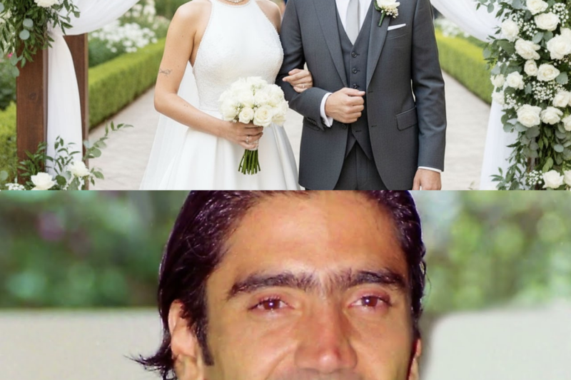 “Nos casamos en secreto”, reveló Alejandro Fernández sobre su boda luego de 15 años de noviazgo.