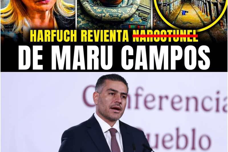 HARFUCH DESCUBRE NARCOTUNEL de MARU CAMPOS y DESTAPA sus FILTRACIONES a la CIA en CHIHUAHUA