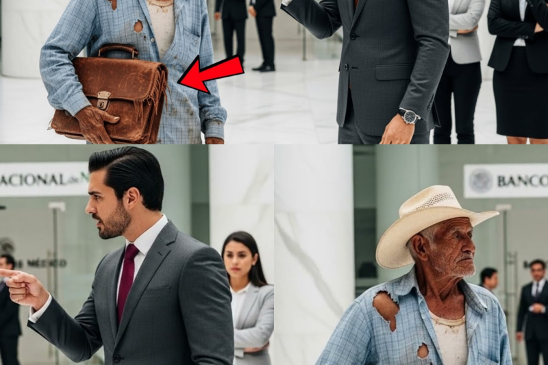 “¡FUERA DE AQUI!” — PRESIDENTE del banco HUMILLÓ al anciano… PERO la VERDAD sobre ÉL cambió TODO!