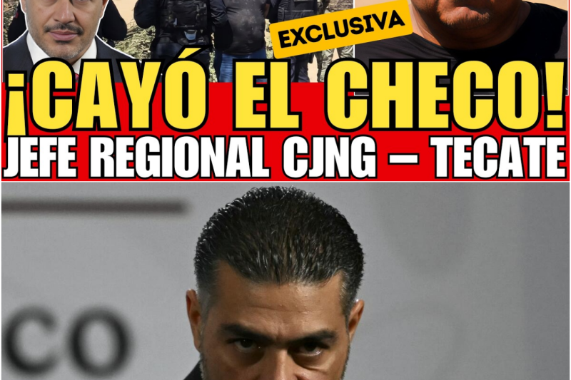 HARFUCH Y BC CAPTURAN AL JEFE REGIONAL DEL CJNG EN TECATE