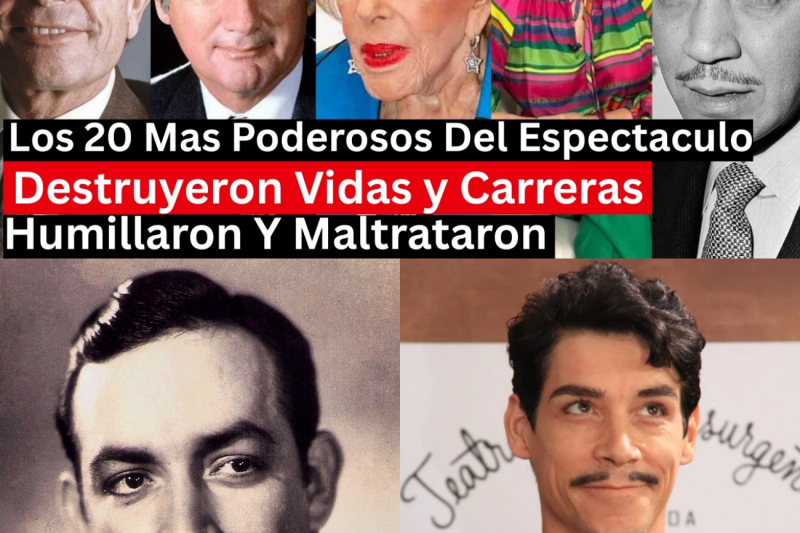 El imperio de las sombras: Los 20 rostros más poderosos que controlaron el espectáculo y la política en México