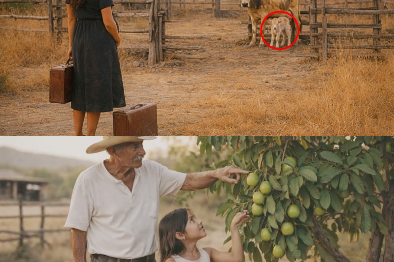 Viuda y Embarazada Heredó una Finca con una Vaca Flaca y su Ternero… Tuvo que Arreglárselas Sola