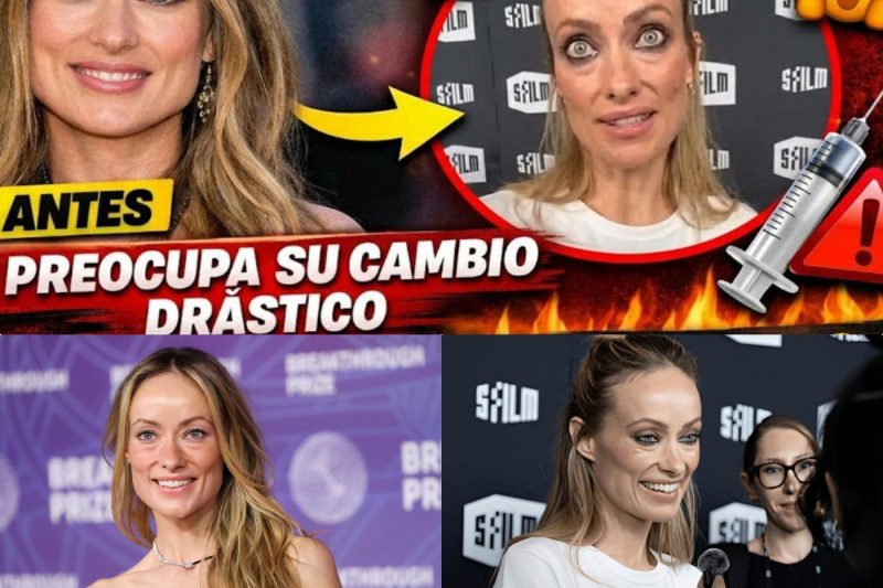 ¿Qué está pasando con Olivia Wilde? La drástica transformación facial que ha encendido las alarmas en Hollywood