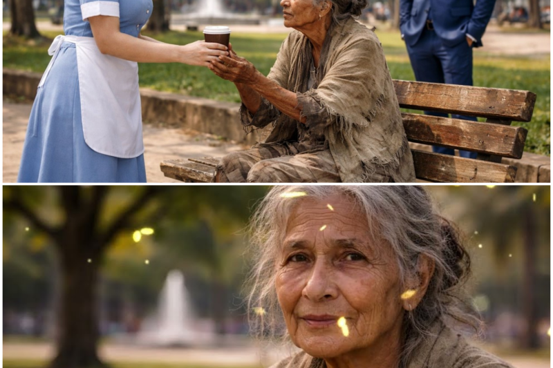 LA EMPLEADA LLEVABA CAFÉ EN SECRETO… HASTA QUE EL MILLONARIO DESCUBRIÓ A QUIÉN…