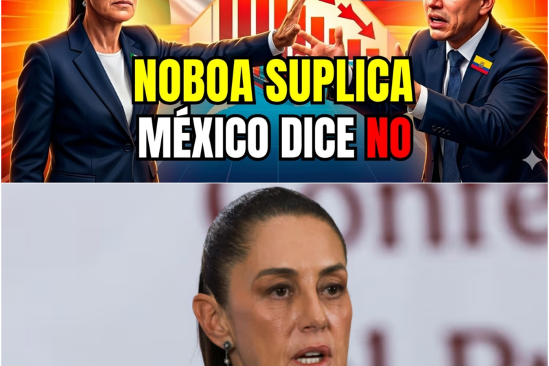 México HUMILLA a Noboa: ¡Ecuador suplica de rodillas reabrir el comercio!