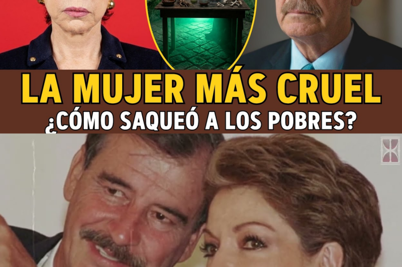 Marta Sahagún: ASQUEROSO Hechizo para Manipular al Presidente… Saqueó el Fondo de los POBRES.