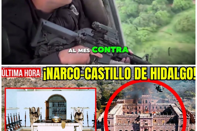 🇲🇽 ¡GAFES IRRUMPEN EN NARCO-CASTILLO DE HIDALGO! CJNG OPERABA DESDE HACIENDA PORFIRIANA: 96 SICARIOS