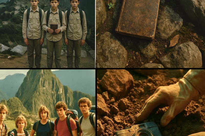 En 2001, trillizos desaparecen en Machu Picchu — 18 años después, un turista encuentra su diario.