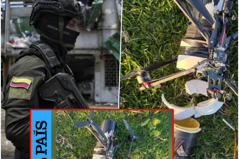 Alerta máxima en Bogotá por el hallazgo de un dron con explosivos cerca del complejo aeronáutico de El Dorado