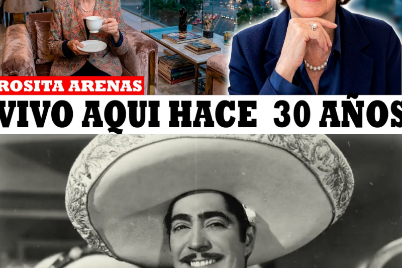 Asi es la VIDA de ROSITA ARENAS a sus 92 AÑOS en MEXICO-l