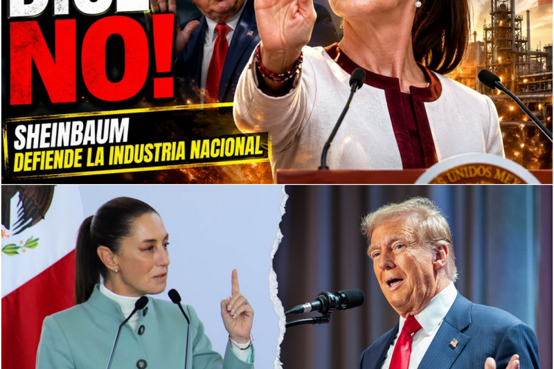 México dice NO a EE. UU.: Sheinbaum protege la industria nacional con firmeza.