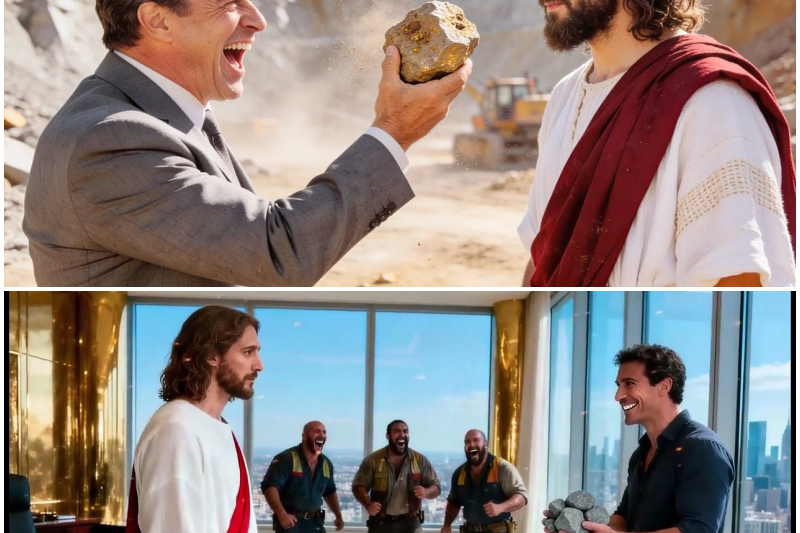“CONVIERTE ESTAS ROCAS EN ORO SI ERES TAN PODEROSO” — EL MILLONARIO SE RIÓ, PERO JESÚS LE DIO UNA LECCIÓN QUE JAMÁS OLVIDÓ