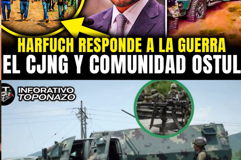 ¡GUERRA en OSTULA! CJNG ATACA COMUNIDAD INDÍGENA con DRONES y MINAS; HARFUCH RESPONDE!