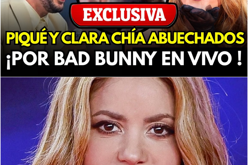 El brutal abucheo que paralizó Barcelona: Bad Bunny humilla a Piqué y Clara Chía al defender a Shakira en pleno concierto