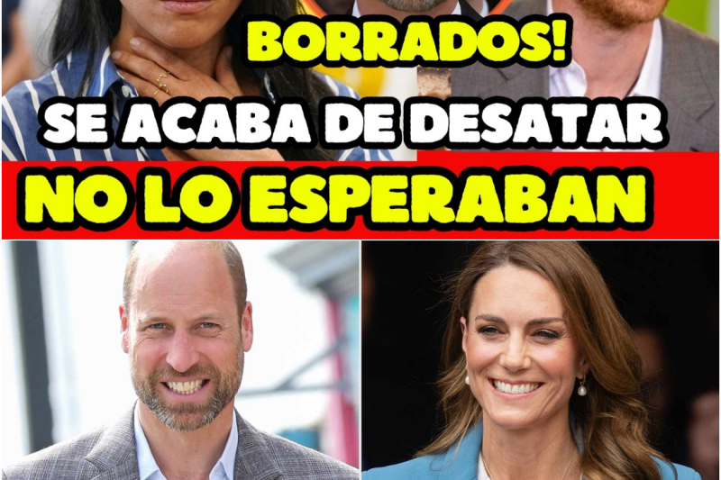 El príncipe William ejecuta un plan definitivo para borrar el último legado de Harry y Meghan en la monarquía británica