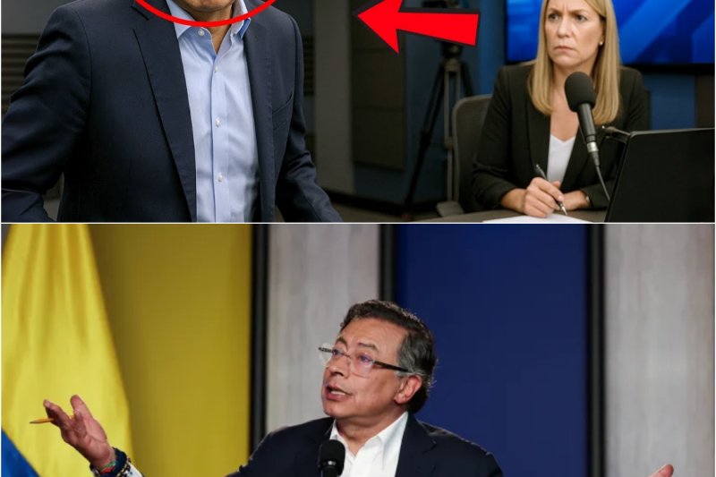 PETRO ABANDONA ENTREVISTA AL ESCUCHAR PREGUNTA SOBRE SU HIJO…