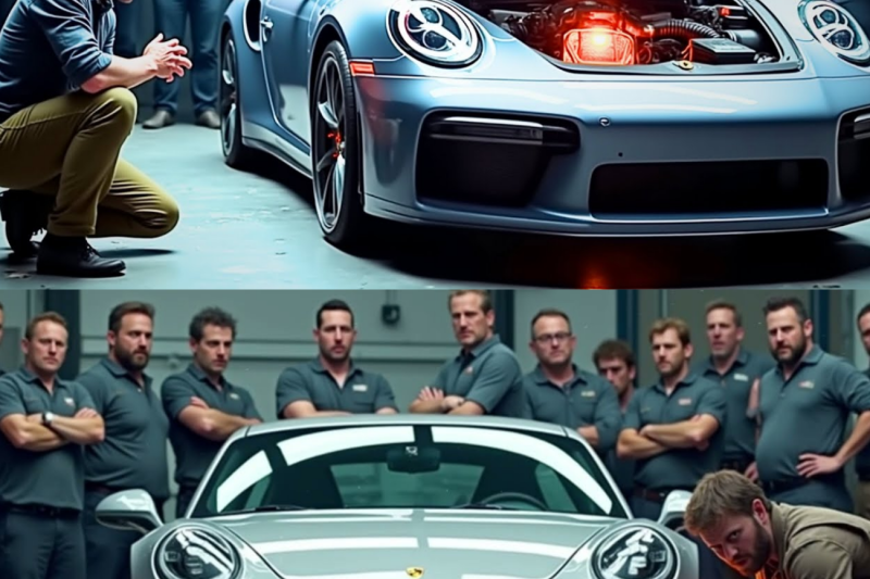 ¡IMPOSIBLE REPARAR! DIJERON 19 INGENIEROS AL VER EL PORSCHE… HASTA QUE MECÁNICO POBRE DESCUBRIÓ