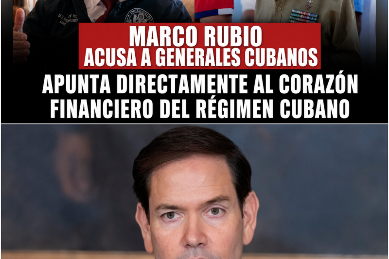 Marco Rubio acorrala a la cúpula militar cubana: “No hay salida económica mientras sigan en el poder”