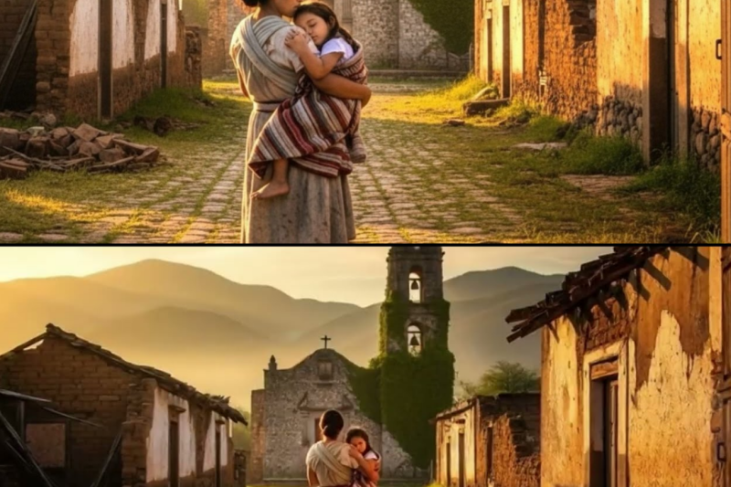 Single mother flees with her daughter to abandoned village — old man breaks 30 years of silence u…