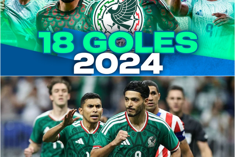 Los 18 GOLES de la Selección Mexicana en 2024⚽ CONCACAF Nations League, Amistosos y Copa América