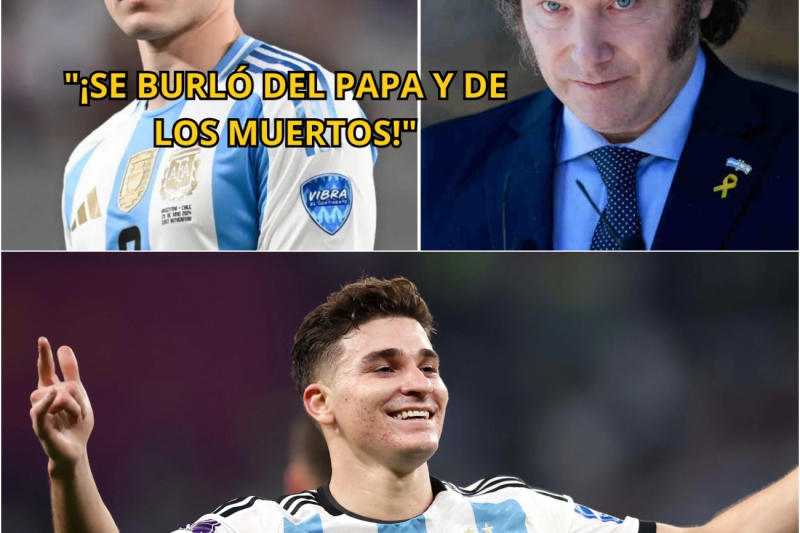 JULIÁN ÁLVAREZ enfrenta a JAVIER MILEI por sus dichos y el país entero reacciona