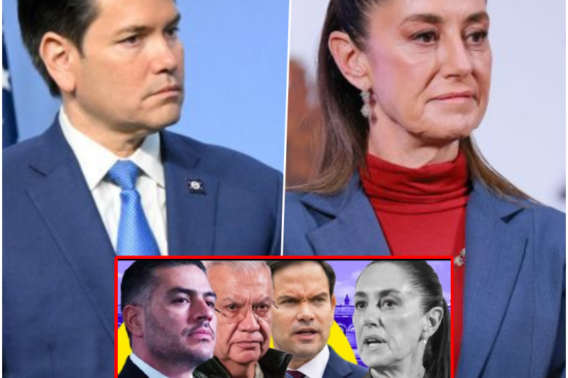¡SUENA EL TELÉFONO ROJO! El pacto de Marco Rubio con Harfuch y Trevilla: quiten el poder a Sheinbaum