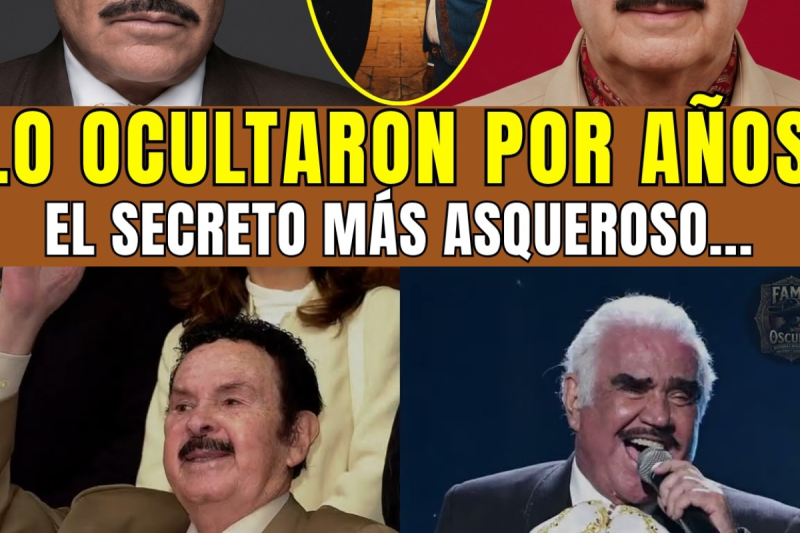 Vicente Fernández: El ASQUEROSO Secreto que lo Unía a Antonio Aguilar… Nadie Debía Saberlo Jamás