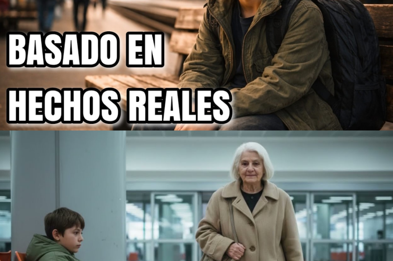 Me dejaron en un aeropuerto con una nota… y esperé semanas sentado en la misma silla