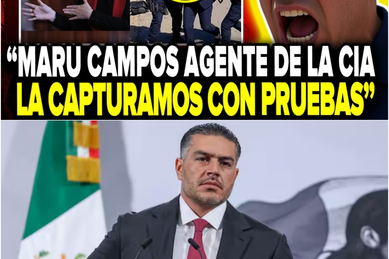 HARFUCH EMBOSCA a MARU CAMPOS y EXPONE ser AGENTE de LA CIA: QUERÍA DESESTABILIZAR CHIHUAUA