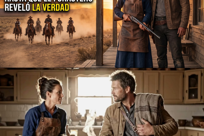 Si me deja quedarme, protegeré su rancho — dijo el forastero. La viuda casi dijo que no… hasta que.