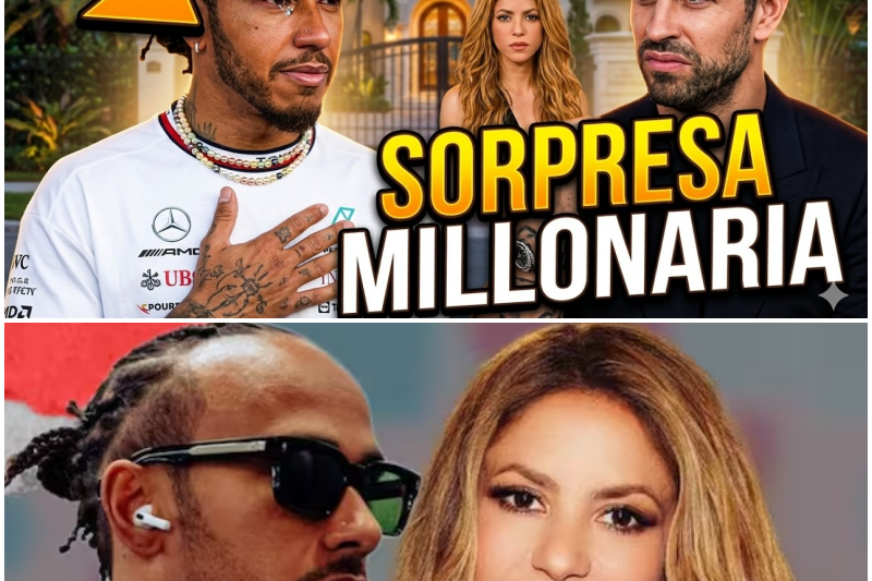 El Inesperado Regreso de Lewis Hamilton: El Millonario Regalo a Shakira Tras su Victoria en España que Sacude a Kim Kardashian