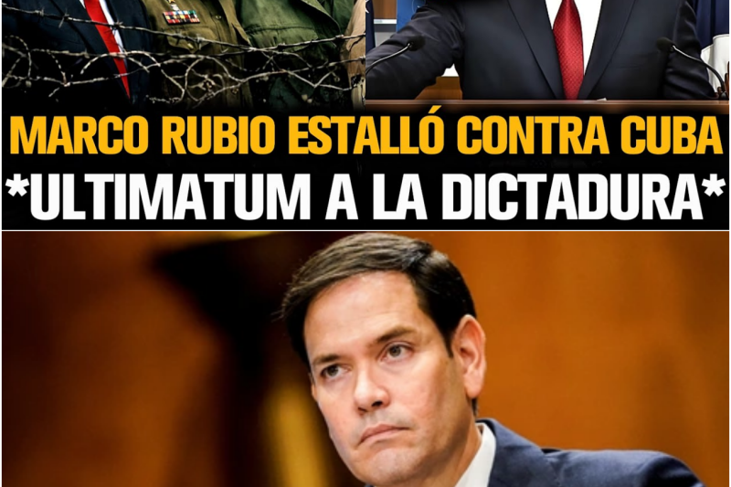 Marco Rubio estalla contra la dictadura cubana: Ultimátum a Gaesa, 100 millones en ayuda y cargos históricos contra Raúl Castro