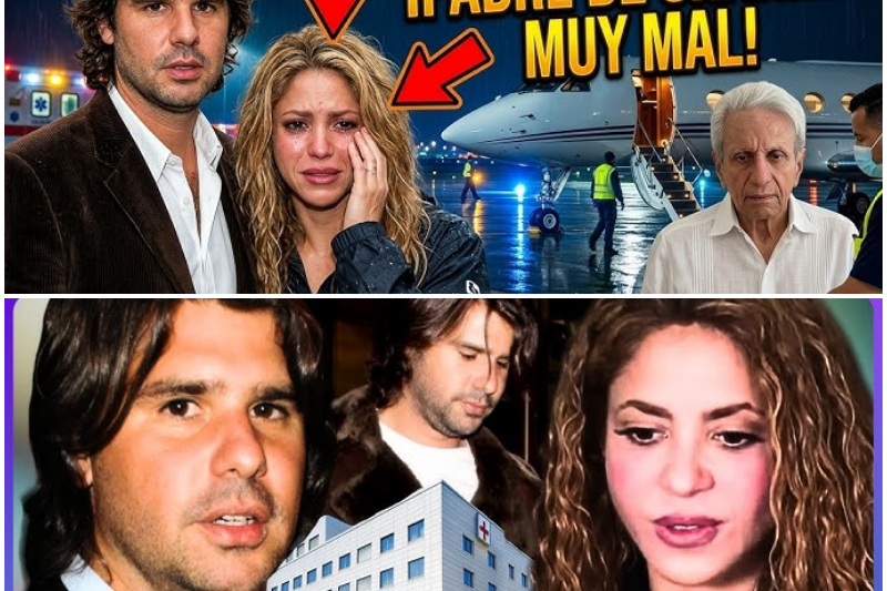 El Drama Oculto de Shakira: La Salud de su Padre Empeora y Antonio de la Rúa Vuela de Emergencia a Colombia