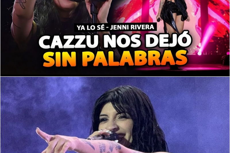 Cazzu Conquista México: El Emotivo Homenaje a Jenni Rivera que Hizo Llorar a todo Querétaro