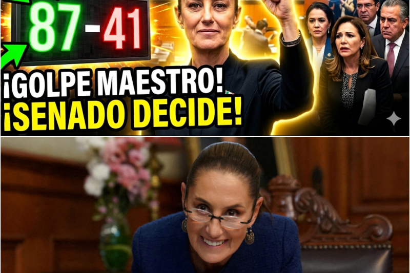 Claudia Sheinbaum y el 87-41: Golpe Maestro en el Senado