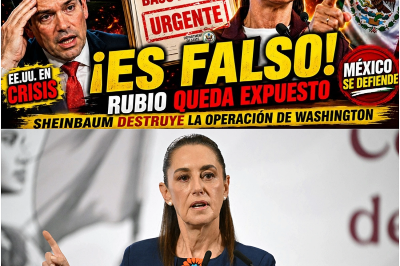 Claudia Sheinbaum DESTROZA a Marco Rubio por los 53 consulados de México