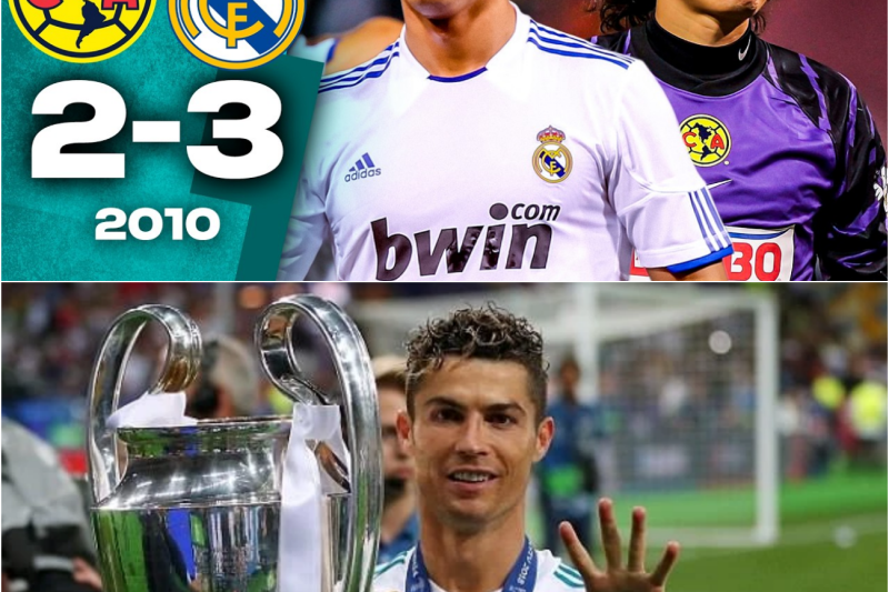 El GOLAZO de Cristiano Ronaldo para FIRMAR la REMONTADA ⚽🦅 América 2-3 Real Madrid 👑⚪