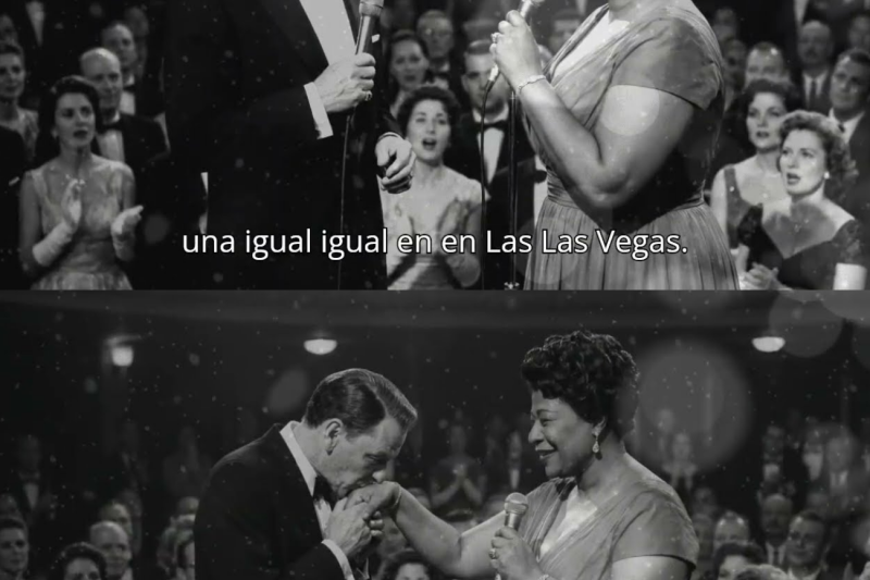 Una Mujer Misteriosa Subió Al Escenario Con Sinatra — Su Voz Lo PARÓ En Seco