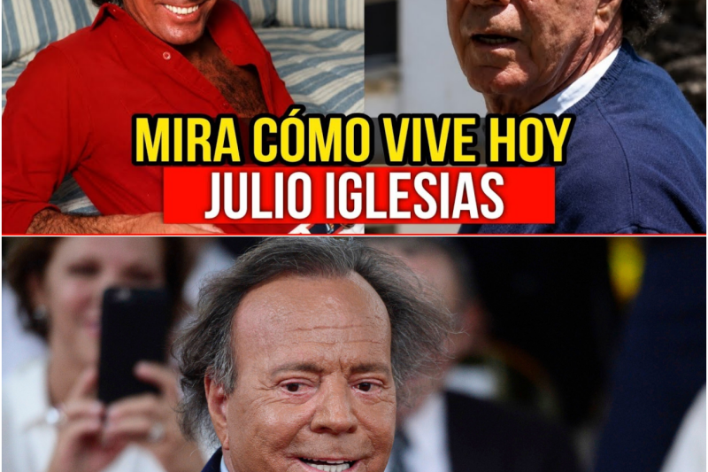 ¿TE ACUERDAS DEL CANTANTE JULIO IGLESIAS? ABANDONÓ LOS ESCENARIOS Y ASÍ VIV