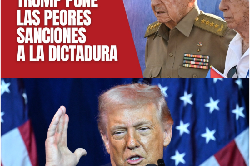 Trump impone nuevas sanciones contra represores, bancos y aliados del régimen cubano
