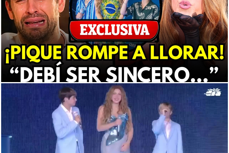 El Derrumbe Inevitable: Gerard Piqué Rompe en Llanto y Confiesa su Mayor Error al Ver a sus Hijos con Shakira en Copacabana