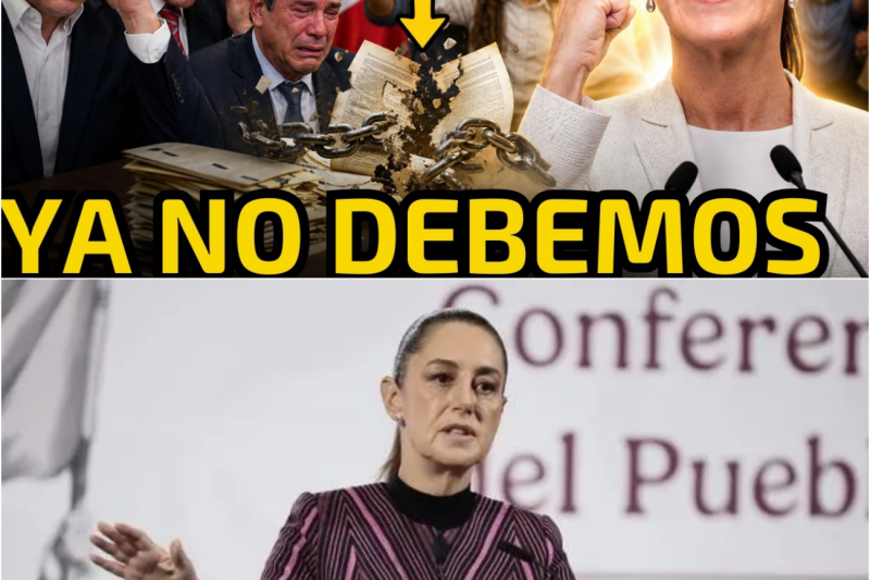¡HISTÓRICO!¡YA NO DEBEN NADA! SHEINBAUM CANCELÓ LA DEUDA QUE EL PRIAN LES HEREDÓ🇲🇽