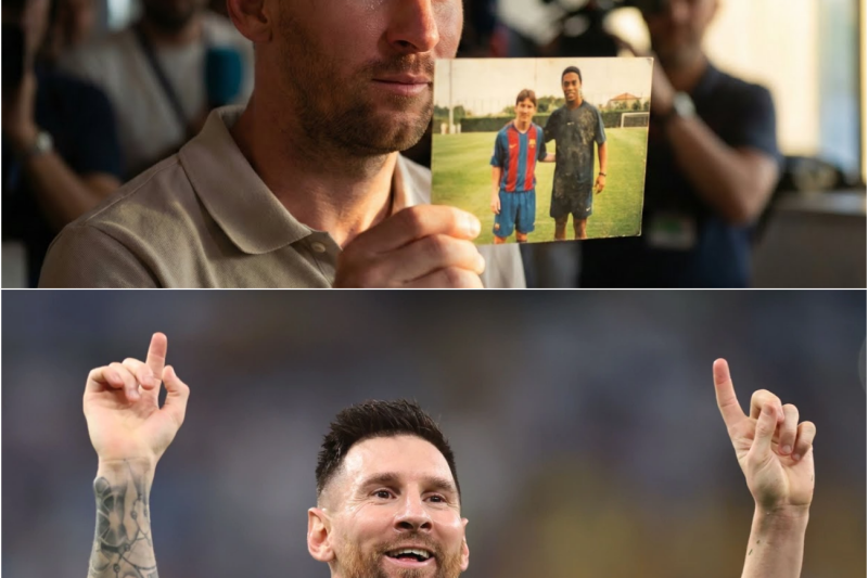 Messi recordó una historia con Ronaldinho… y terminó llorando frente a todos