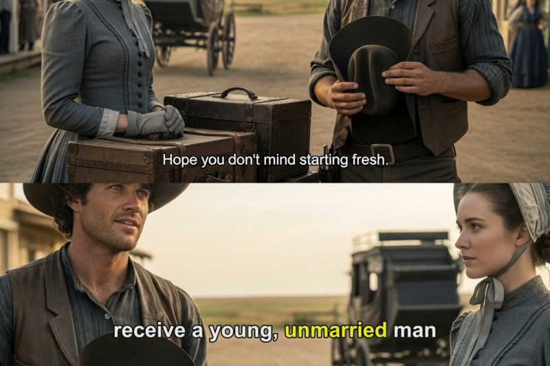 Mail Order Bride Expected An Old Widower, The Young Cowboy Said “Hope You Don’t Mind Starting Fresh”