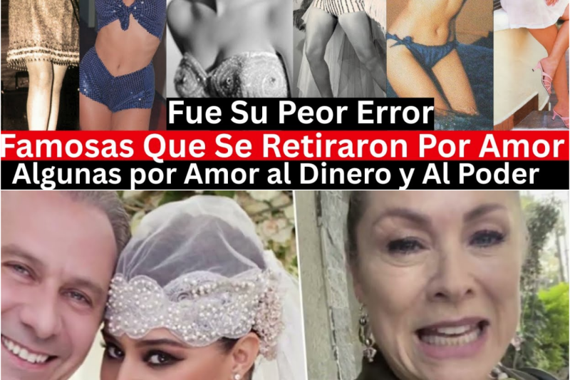 Famosas que Renunciaron a la Gloria por Amor: De los Reflectores al Abandono y la Tragedia