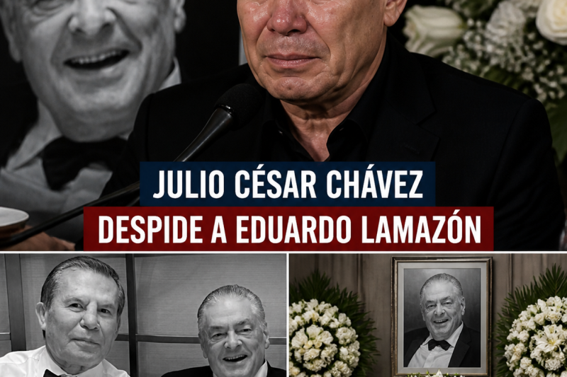 Adiós a una Leyenda: El Mundo del Boxeo Llora la Partida de Eduardo Lamazón y el Emotivo Mensaje de Julio César Chávez