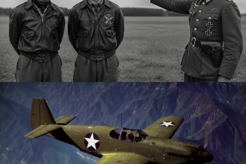 Capturados por los alemanes, dos pilotos estadounidenses escaparon a casa en un P-51 de un solo asiento
